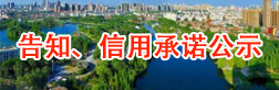 告知、信用承诺公示